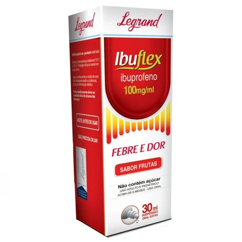 IBUFLEX SUSPENSÃO ORAL 100MG LEGRAND PHARMA 30ML
