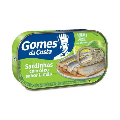SARDINHA GOMES DA COSTA 125G LIMÃO