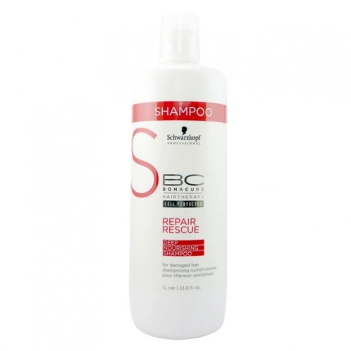 SHAMPOO BONACURE REPAIR RESCUE DEEP NOURISHING 1000ML SCHWARZKOPF PROFESSIONEL