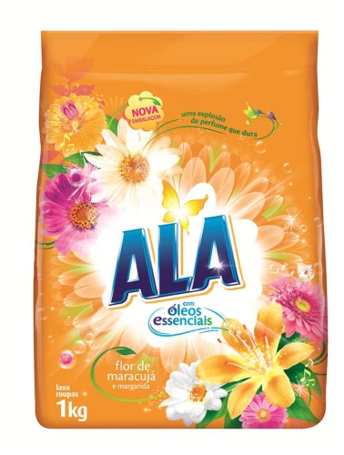 DETERGENTE EM PÓ ALA FLOR DE MARACUJÁ E MARGARIDA 1KG