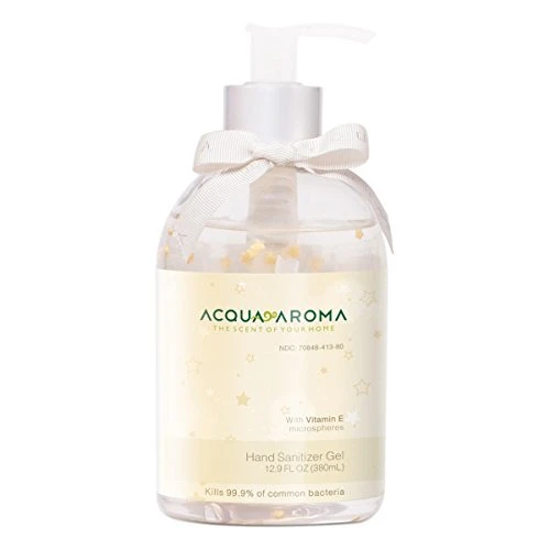 ACQUA AROMA BABY COLLECTION HAND SANITIZER GEL 12 9 FL OZ 380ML WITH VITAMIN E MICROSPHERES