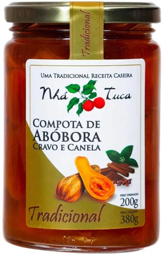 COMPOTA ABÓBORA NHA TUCA TRADICIONAL 380G