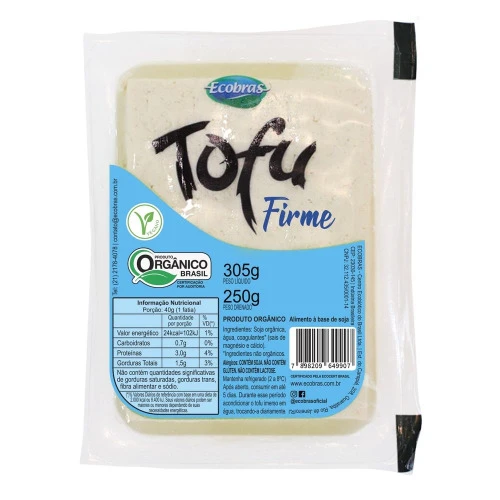 TOFU FIRME ECOBRAS 250G ORGÂNICO