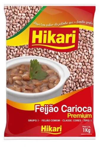 FEIJÃO CARIOCA HIKARI 1KG PREMIUM