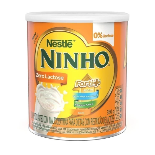 NINHO ZERO LACTOSE FORTI+ LATA 380G