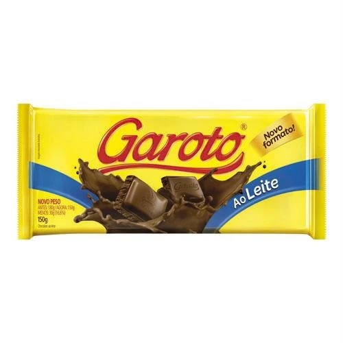 CHOCOLATE AO LEITE GAROTO 180