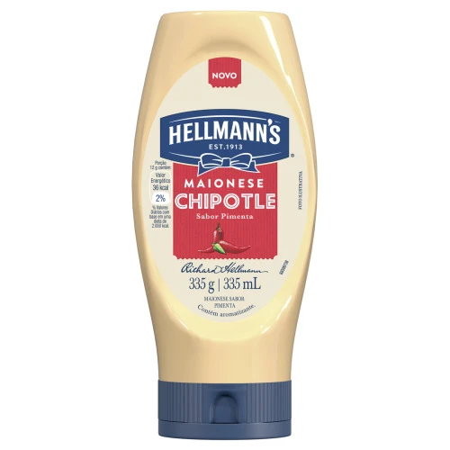 MAIONESE HELLMANNS 335G CHIPOTLE SQZ