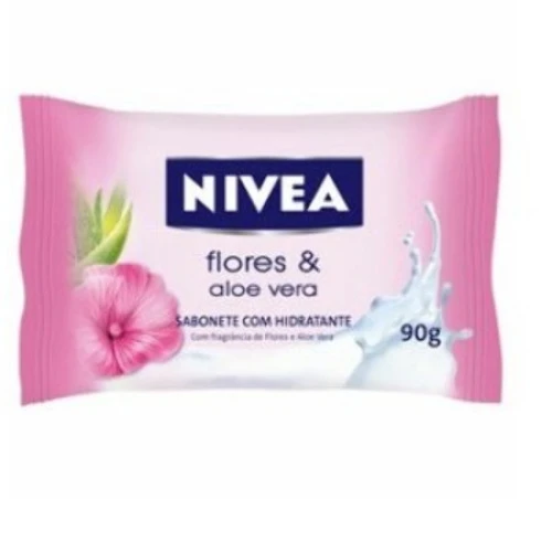 SABONETE EM BARRA USO DIÁRIO NIVEA 90G FLORES UNIT