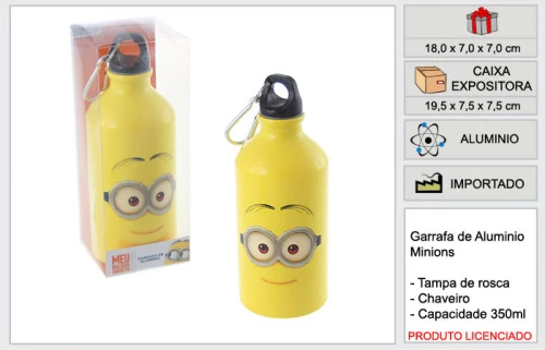 GARRAFA RAVI ALUMÍNIO MINION MN2