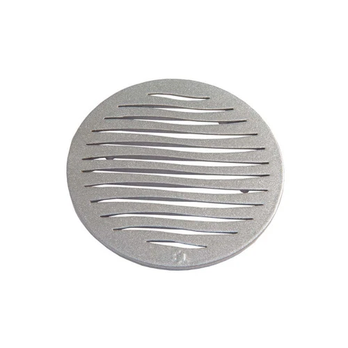 GRELHA REDONDA 100MM PRATA INOX TIGRE