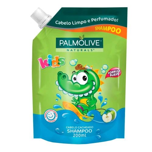 SHAMPOO PALMOLIVE NATURALS KIDS CABELO CACHEADO REFIL 200ML