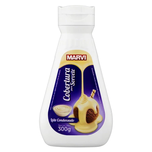 COBERTURA PARA SORVETE LEITE CONDENSADO MARVI SQUEEZE 300G