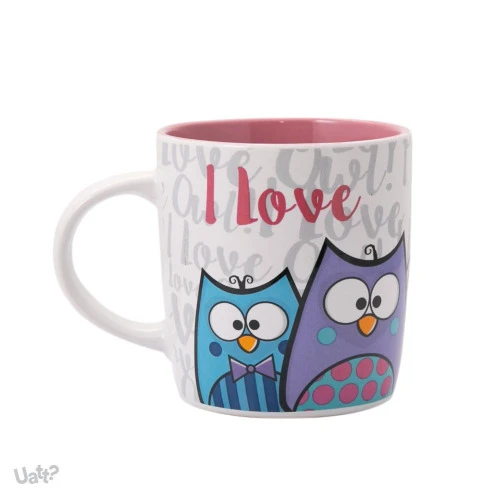 CANECA UATT CORUJINHAS I LOVE