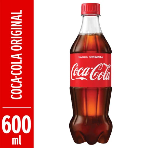 REFRIGERANTE COCA COLA 600ML PET