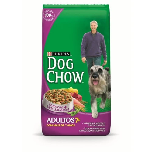 PURINA DOG CHOW ADULTOS COM MAIS DE 7 ANOS PACOTE 10 1 KG