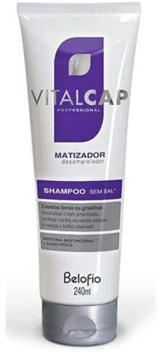 SHAMPOO VITALCAP MATIZADOR BELOFIO BRANCO MÉDIO