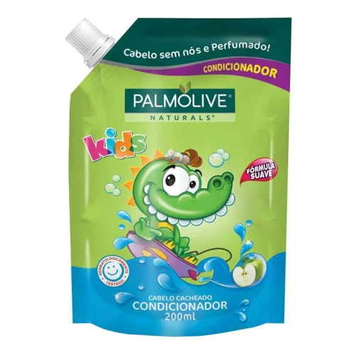 CONDICIONADOR PALMOLIVE NATURALS KIDS CABELO CACHEADO REFIL 200ML