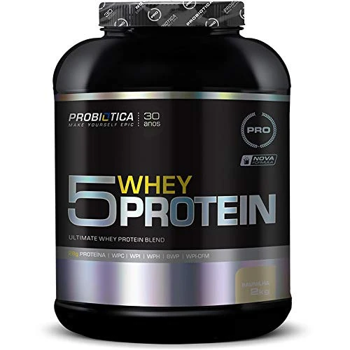 5 WHEY PROTEIN 2KG BAUNILHA PRO