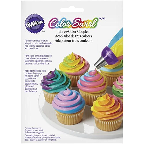 WILTON COLORSWIRL 3 COLOR COUPLER 411 1992