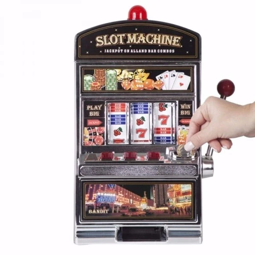 COFRE PLÁSTICO SLOT MACHINE PRETO PEQ TREVISAN