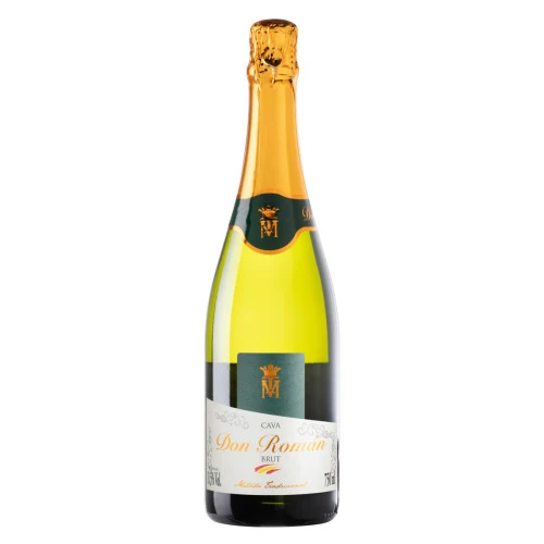 ESPUMANTE ESPANHOL BRANCO BRUT DON ROMÃN XAREL LO MACABEO PARELLADA CAVA GARRAFA 750ML