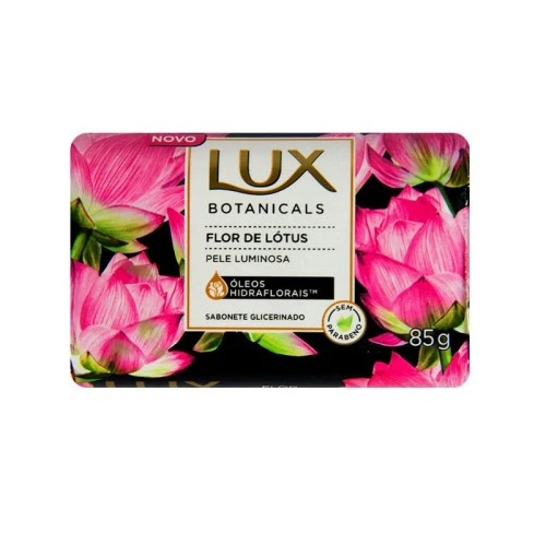 SABONETE EM BARRA GLICERINADO FLOR DE LÁTUS LUX BOTANICALS ENVOLTÓRIO 85G