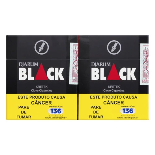 PACK CIGARRO KRETEK DJARUM BLACK 10 MAÇÕS