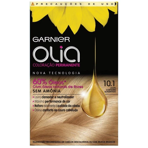 TINTURA PERMANENTE GARNIER OLIA 10 1 LOURO CLARÍSSOMO ACIZE