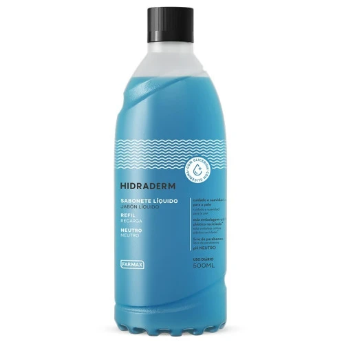 REFIL SABONETE LÍQUIDO NEUTRO 500ML FARMAX