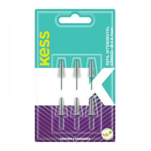 REFIL ESCOVA INTERDENTAL KESS C6