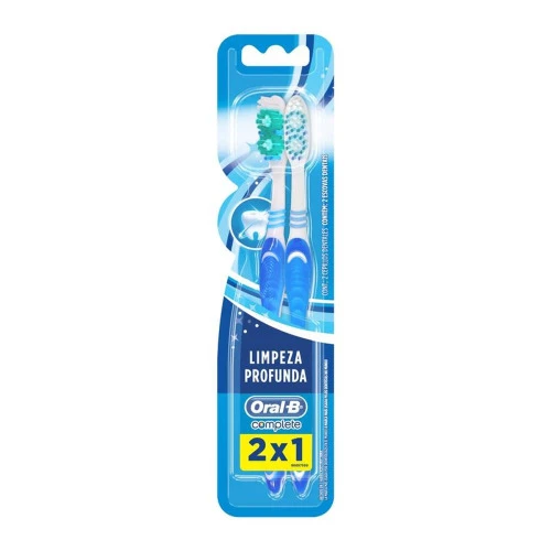 ESCOVA DENTAL ORAL B COMPLETE 40 2 UNIDADES