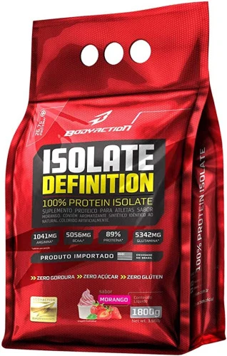 ISOLATE DEFINITION REFIL (1 8KG) SABOR MORANGO BODY ACTION