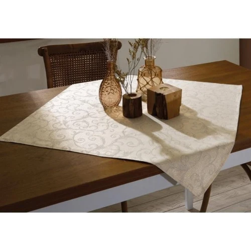 TOALHA DE MESA QUADRADA DE CHÁ CELEBRA DOHLER 78CM X 78CM FESTAS 01