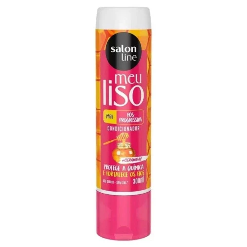 SALON LINE MEU LISO MEL PÓS PROGRESSIVA CONDICIONADOR 300ML