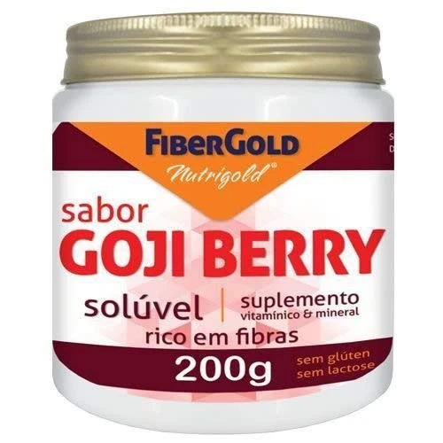 FIBER GOLD SOLÚVEL GOJI BERRY 200G NUTRIGOLD
