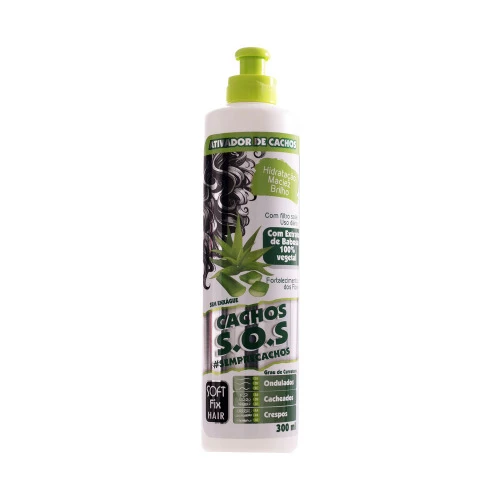 ATIVADOR DE CACHOS SOFT FIX 300ML S O S BABOSA