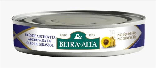 FILÉ DE ANCHOVA BEIRA ALTA 500G