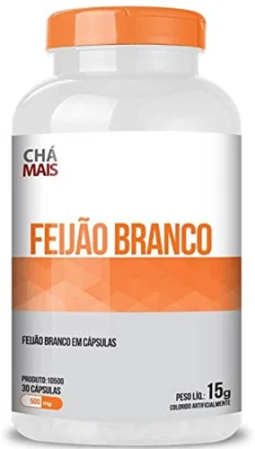 FEIJÃO BRANCO 500MG CHÁ MAIS 30 CÁPSULAS