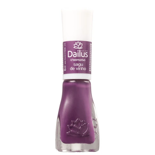 ESMALTE CREMOSO 210 SAGÚ DE VINHO DAILUS ROXO
