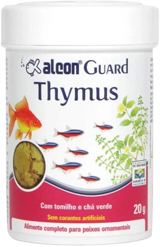 RAÇÃO PARA PEIXE ALCON GUARD THYMUS 20G