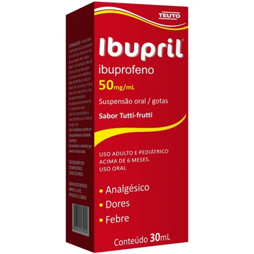 IBUPROFENO IBUPRIL 50MG ML GOTAS 30ML
