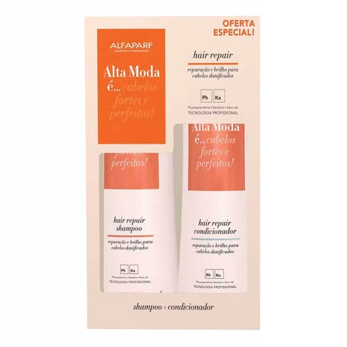KIT ALTA MODA HAIR REPAIR SHAMPOO  CONDICIONADOR 300ML
