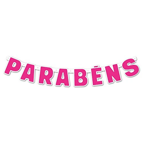 FAIXA REGINA PARABENS COL PINK