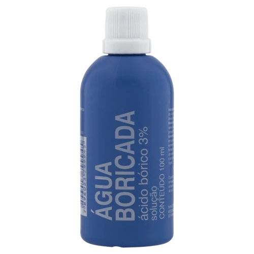 ÁGUA BORICADA SOLUÇÃO 3 CATARINENSE FRASCO 100ML