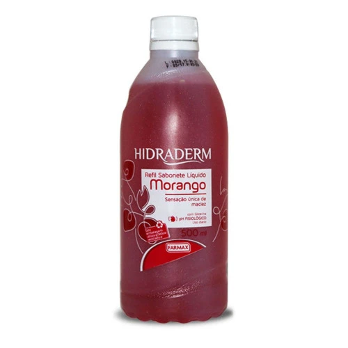SABONETE LÍQUIDO HIDRADERM MORANGO RF 1X500 ML