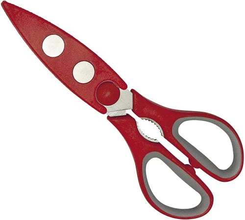 TESOURA PARA COZINHA MIMO STYLE LARANJA VERDE VERMELHO