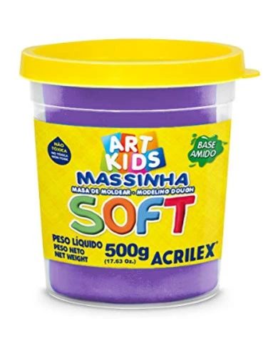 MASSA MODELAR SOFT ART KIDS 150G VIOLETA