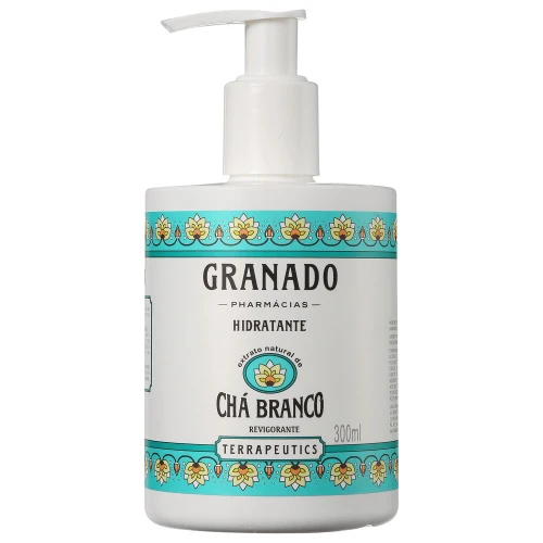 HIDRATANTE CORPORAL TERRAPEUTICS CHÁ BRANCO GRANADO VERDE CLARO 300ML