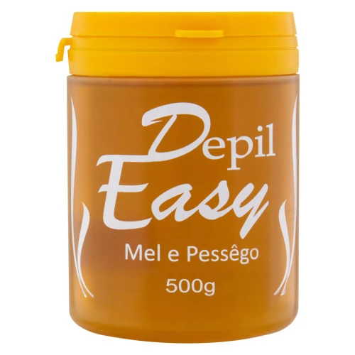 CERA DEPILATÓRIA QUENTE MEL E PÊSSEGO DEPIL EASY 500G