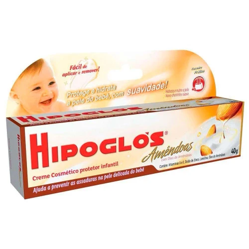 CREME PREVENTIVO DE ASSADURAS AMÊNDOAS HIPOGLÓS CAIXA 40G